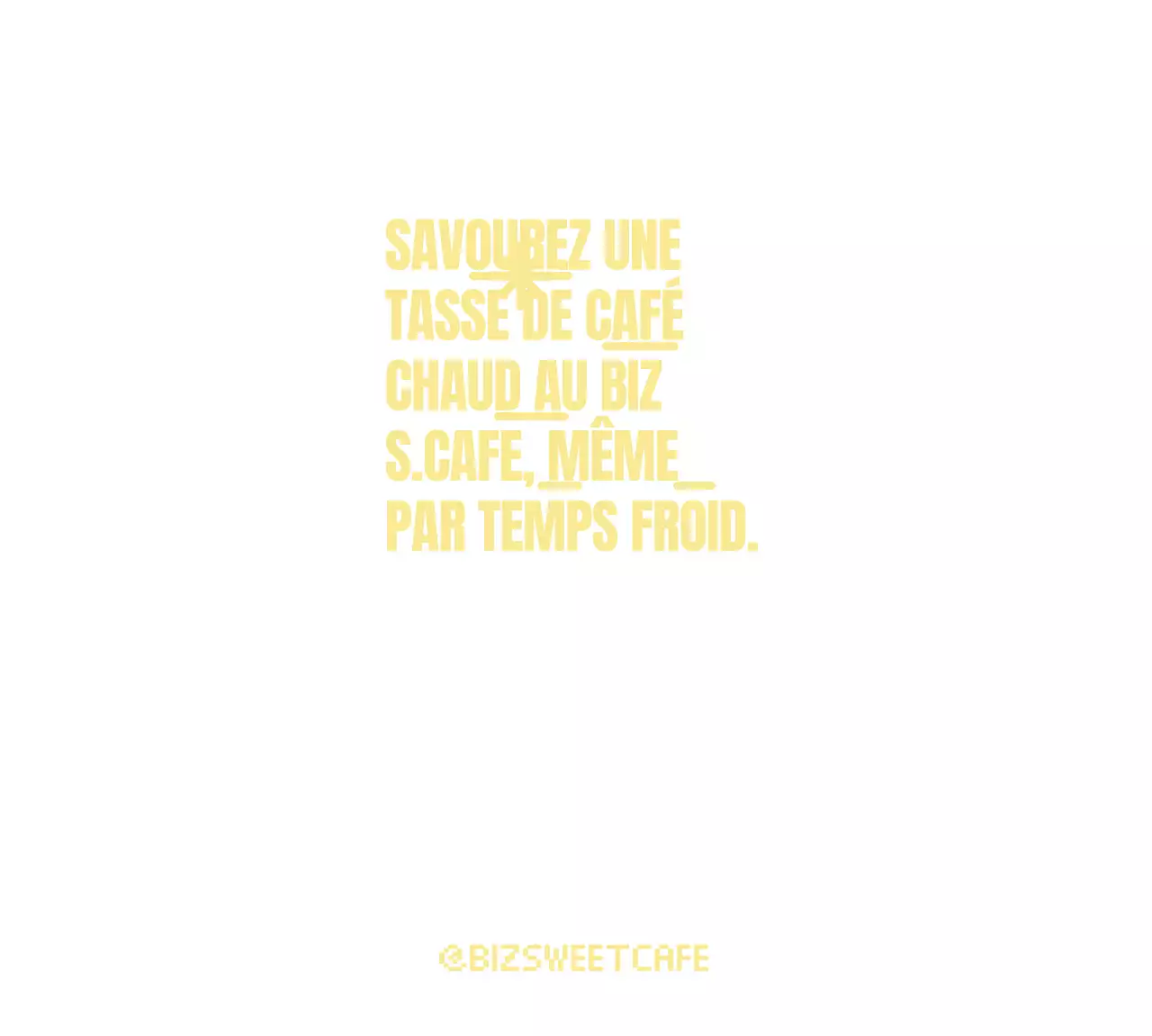 Crème fouettée en forme de lapin dans une jolie tasse jaune pour Cafegoods