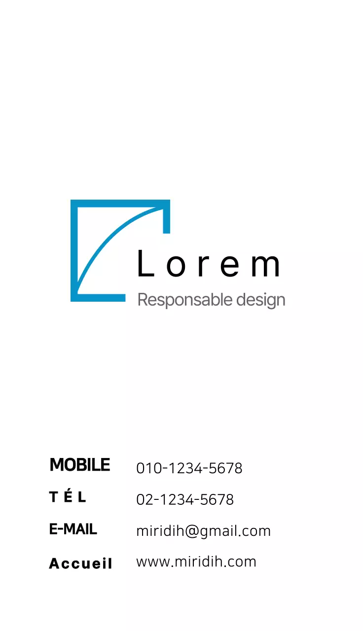 Carte de visite de Studio General