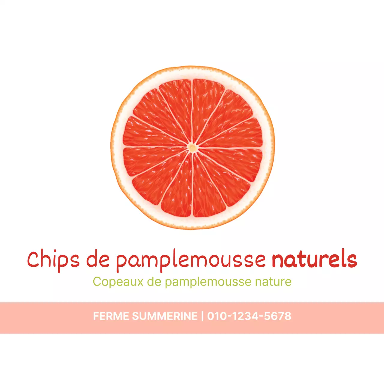 Copeaux de pamplemousse