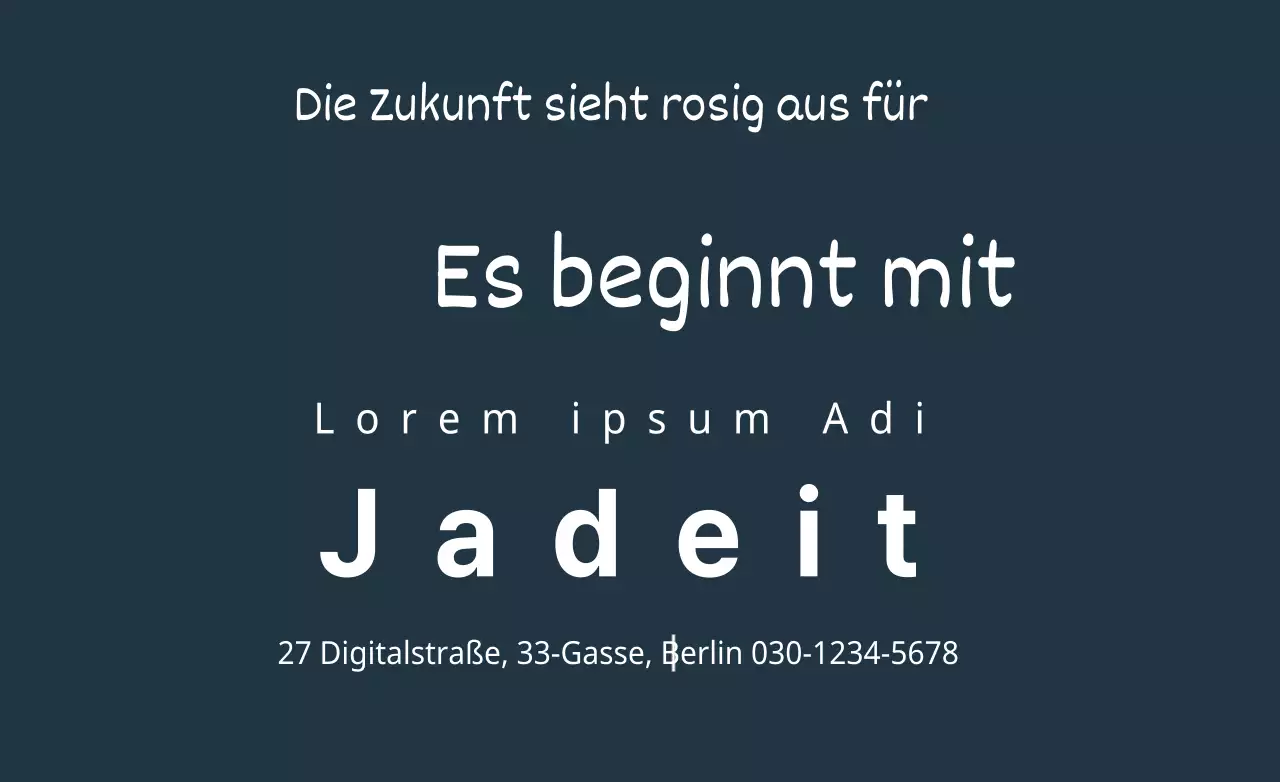 Eine strahlende Zukunft