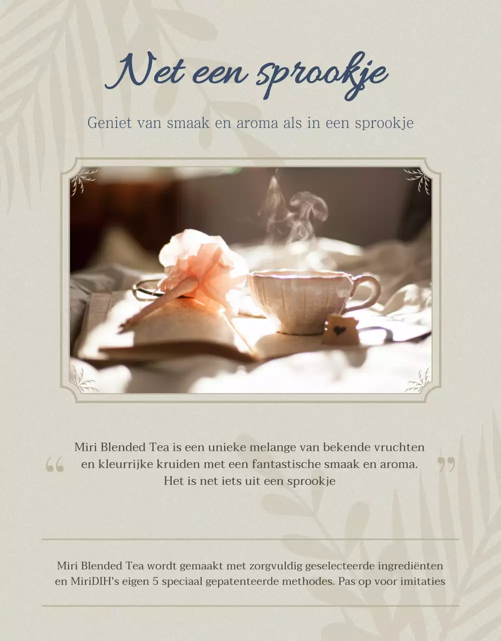 Gemengde thee details