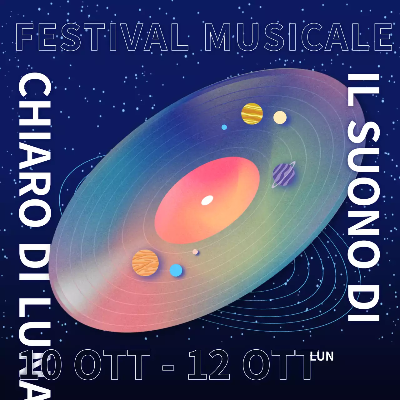 Copertina dell'album blu navy