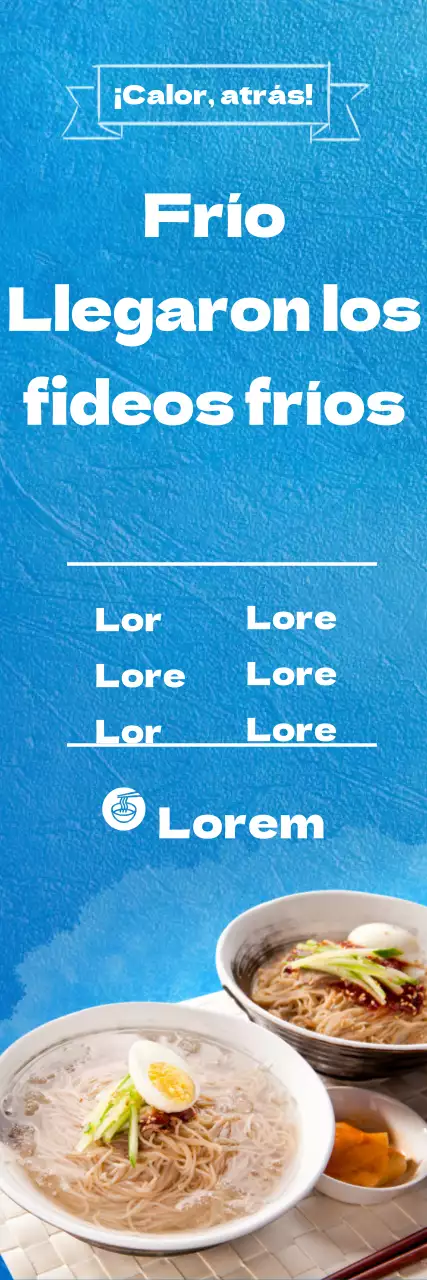 Fideos fríos