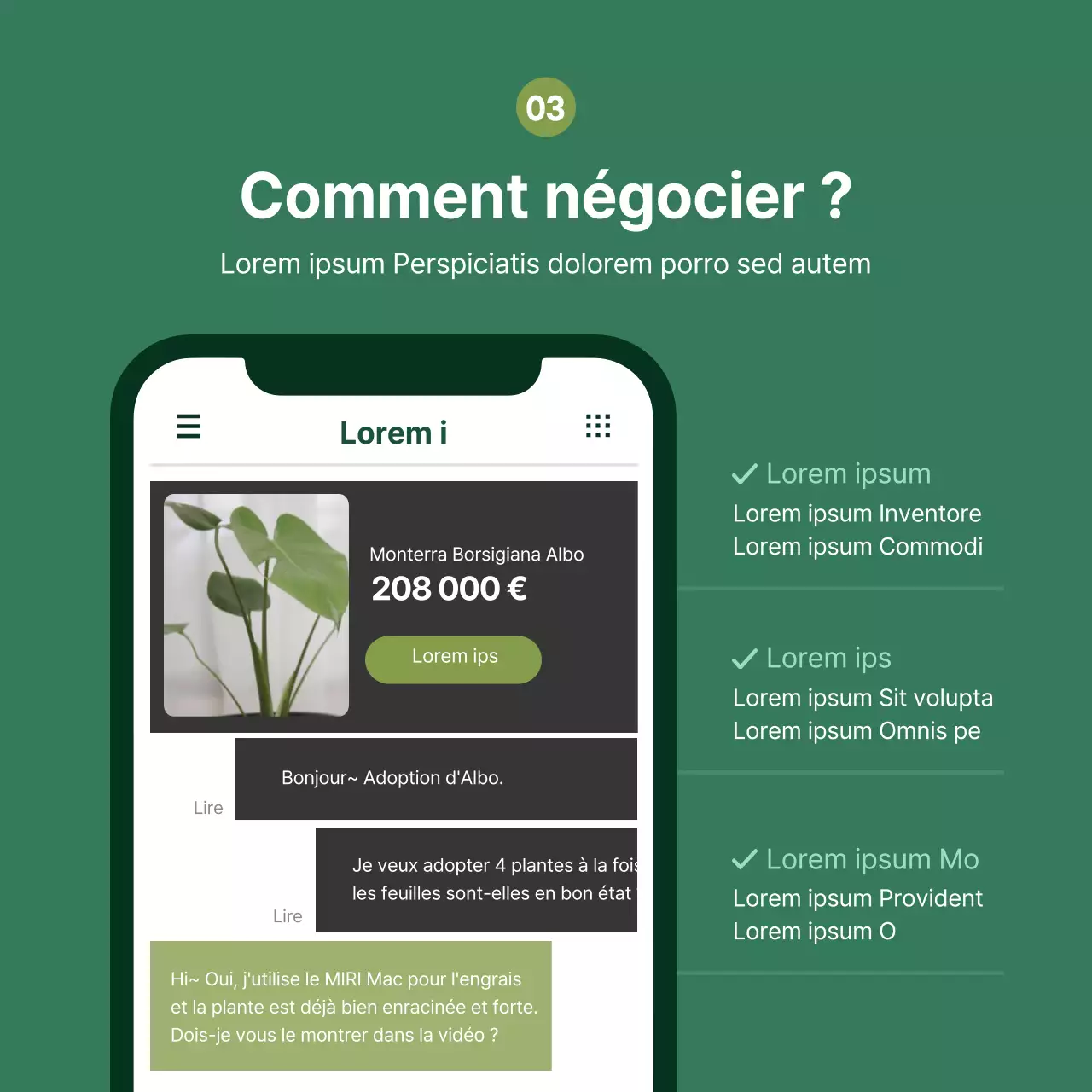 Carte d'information sur les technologies alimentaires avec une touche d'écologie