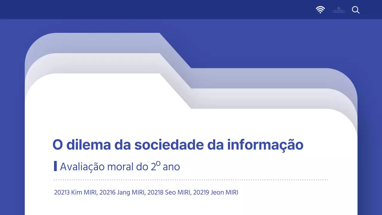 Apresentação simples da avaliação de desempenho a azul e branco