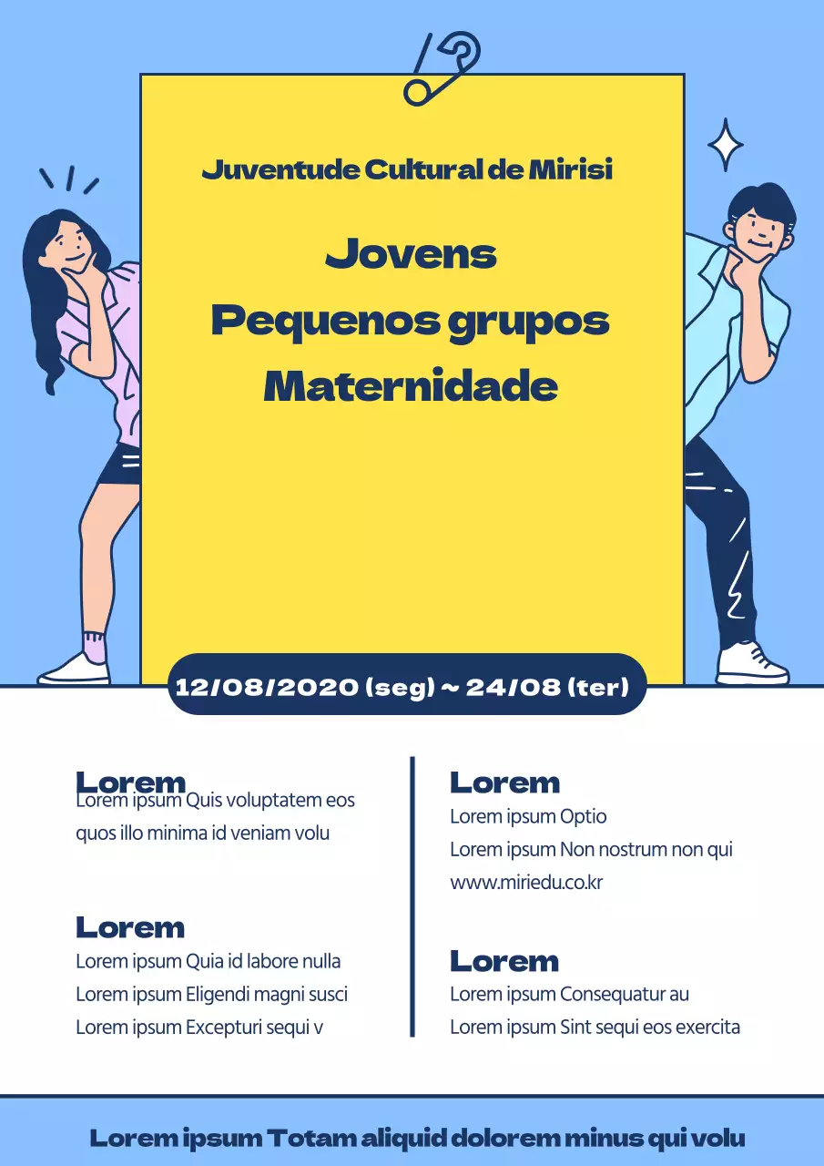 Cartazes para jovens