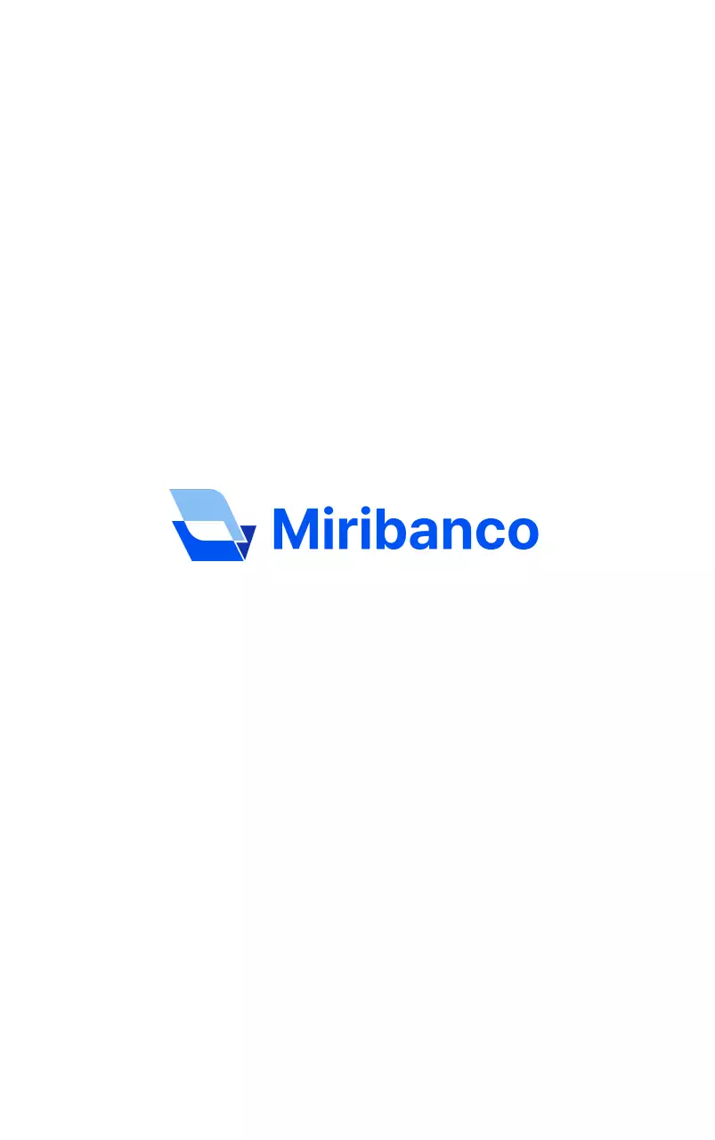 Para promocionar un banco con un logotipo azul y negro