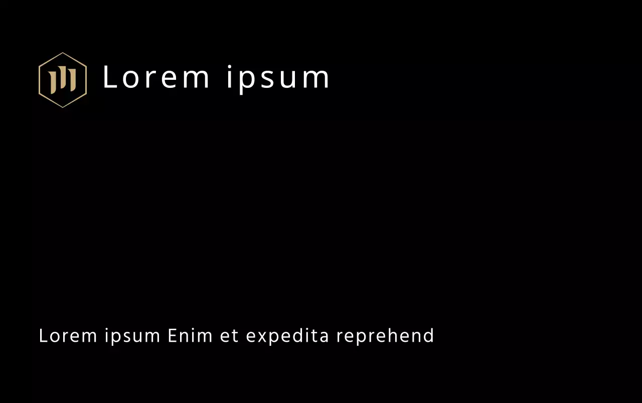 Een advocatenkantoor promoten met een chique concept met een goudkleurig en zwart logo.