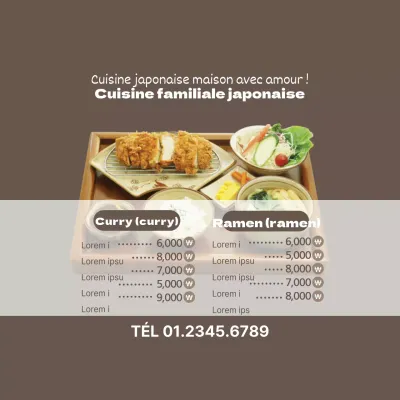 Cuisine familiale japonaise