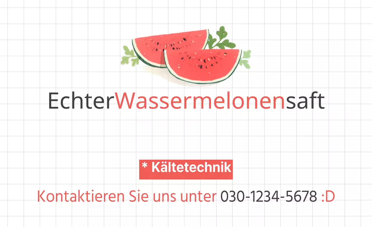 Echter Wassermelonensaft