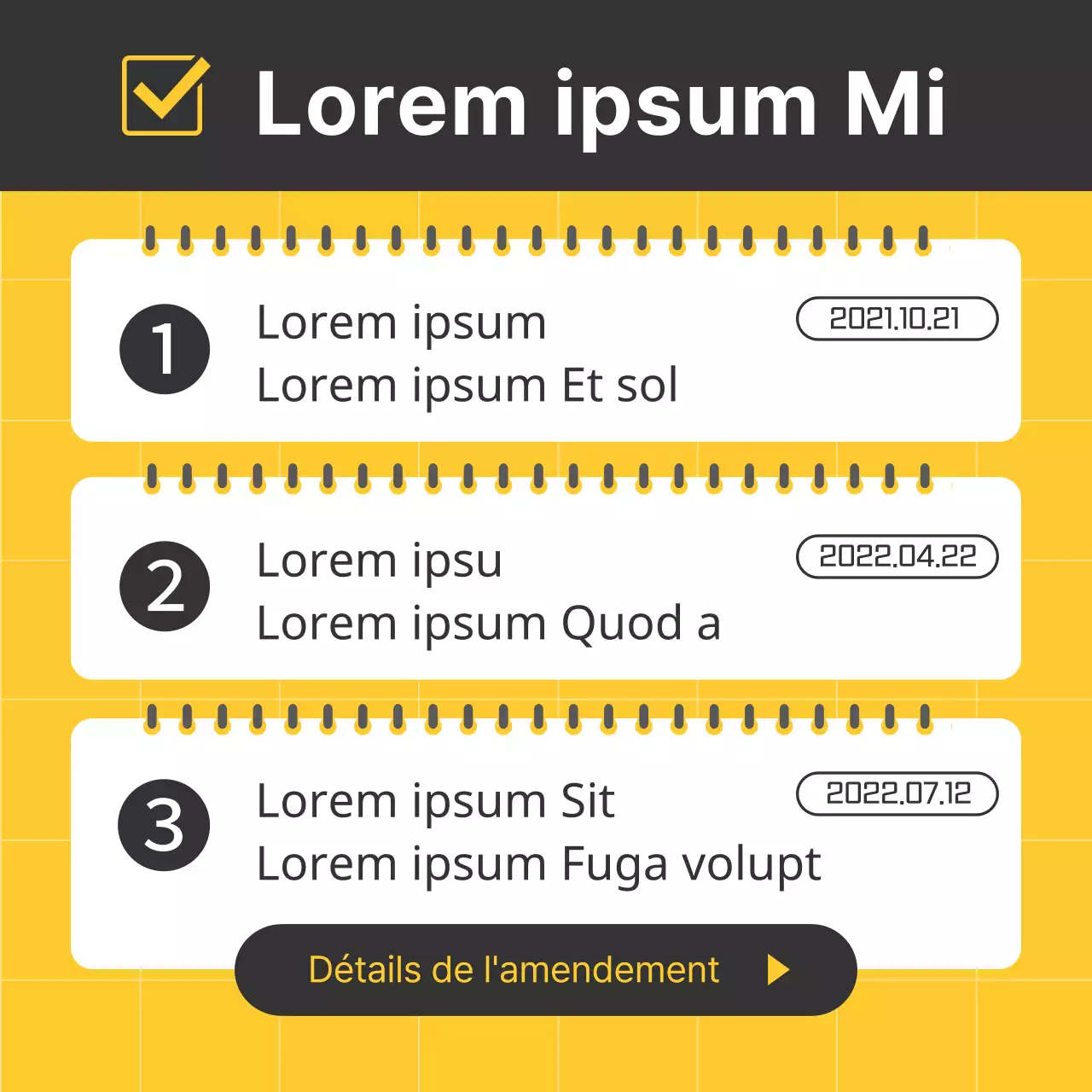 Des modifications importantes de la législation sur la circulation routière en noir et jaune