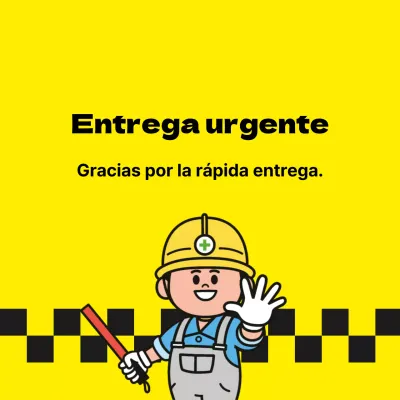 Pegatinas de entrega urgente