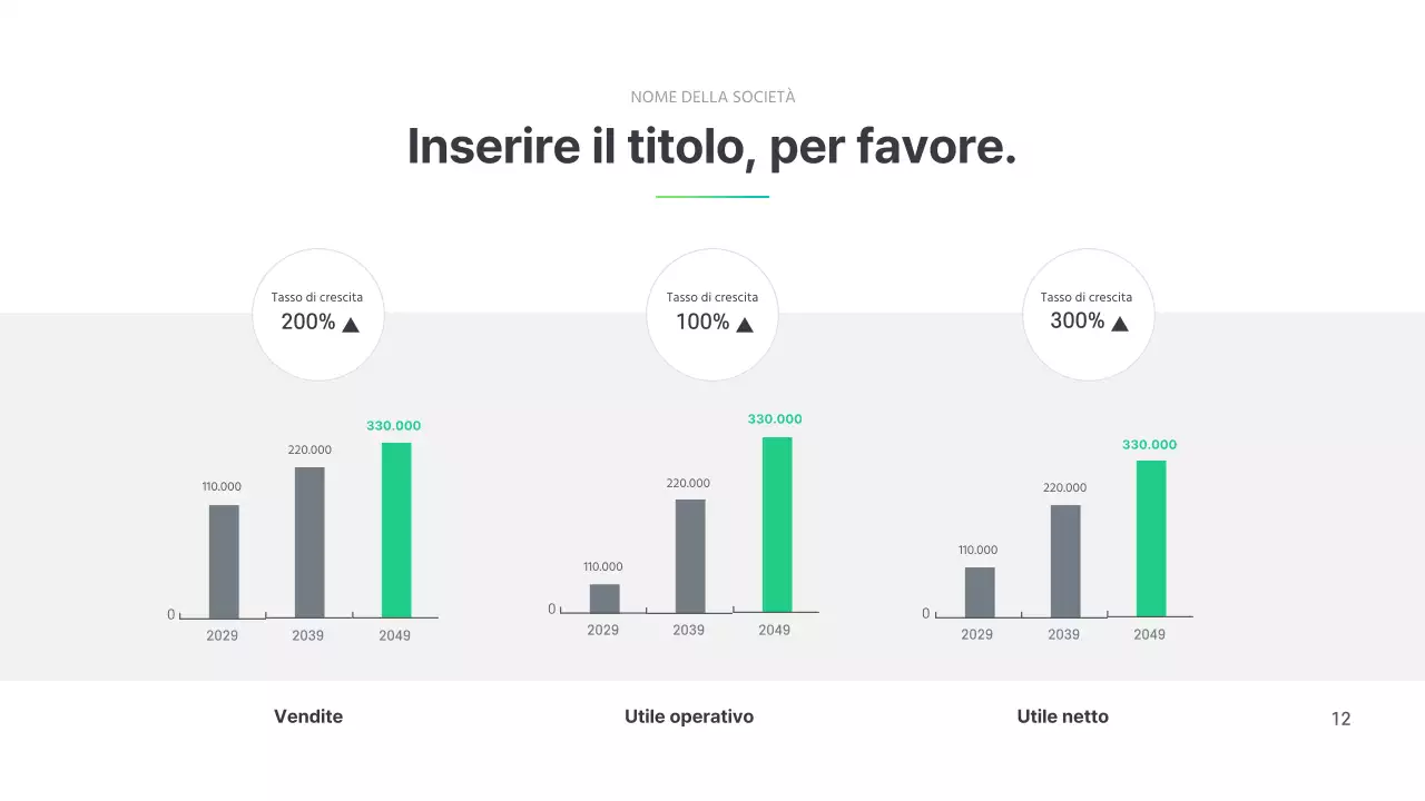 Profilo aziendale semplice