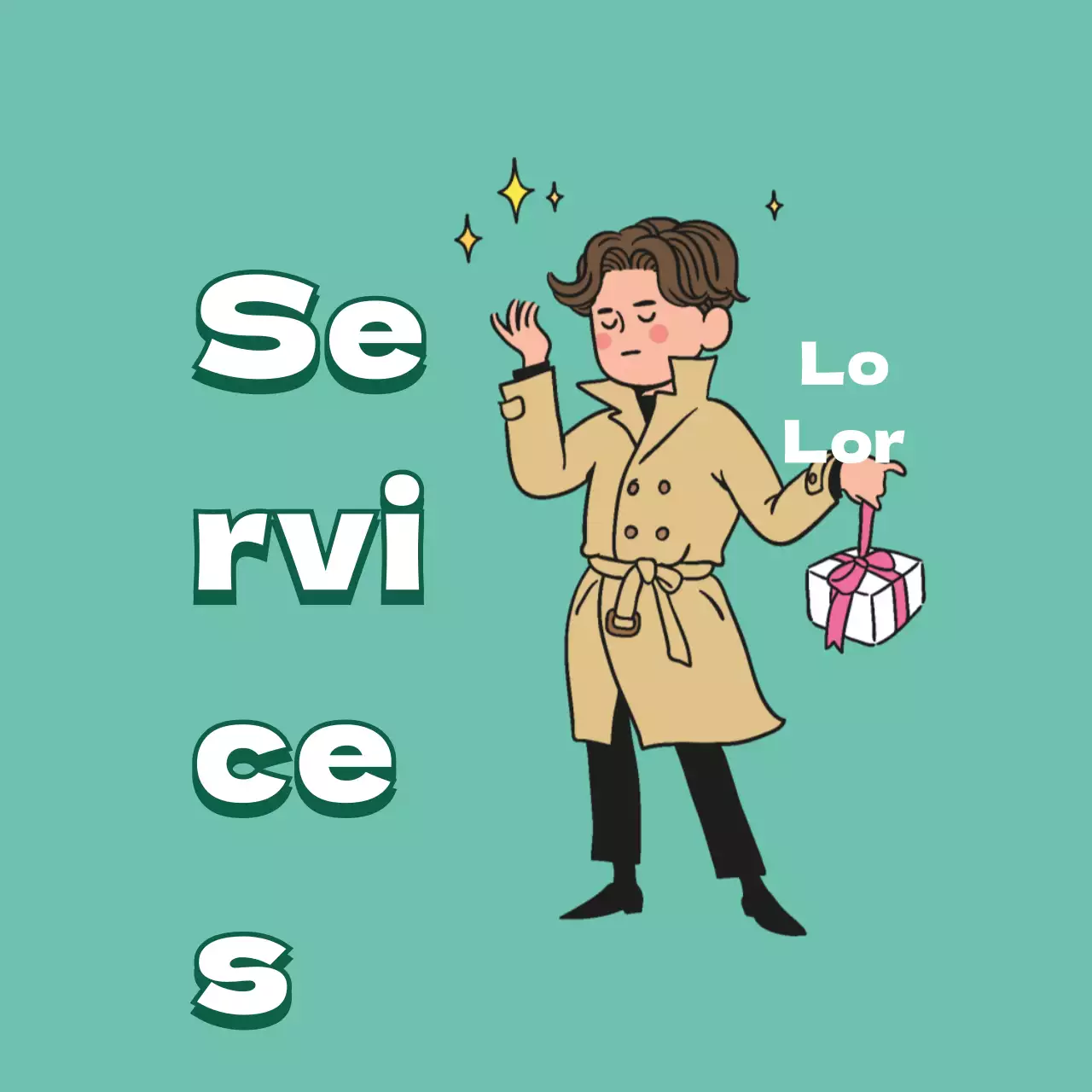 Autocollants de service