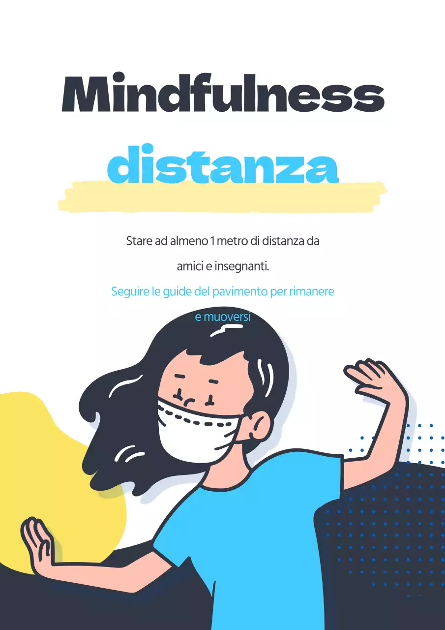 Poster sulla vita scolastica di Corona