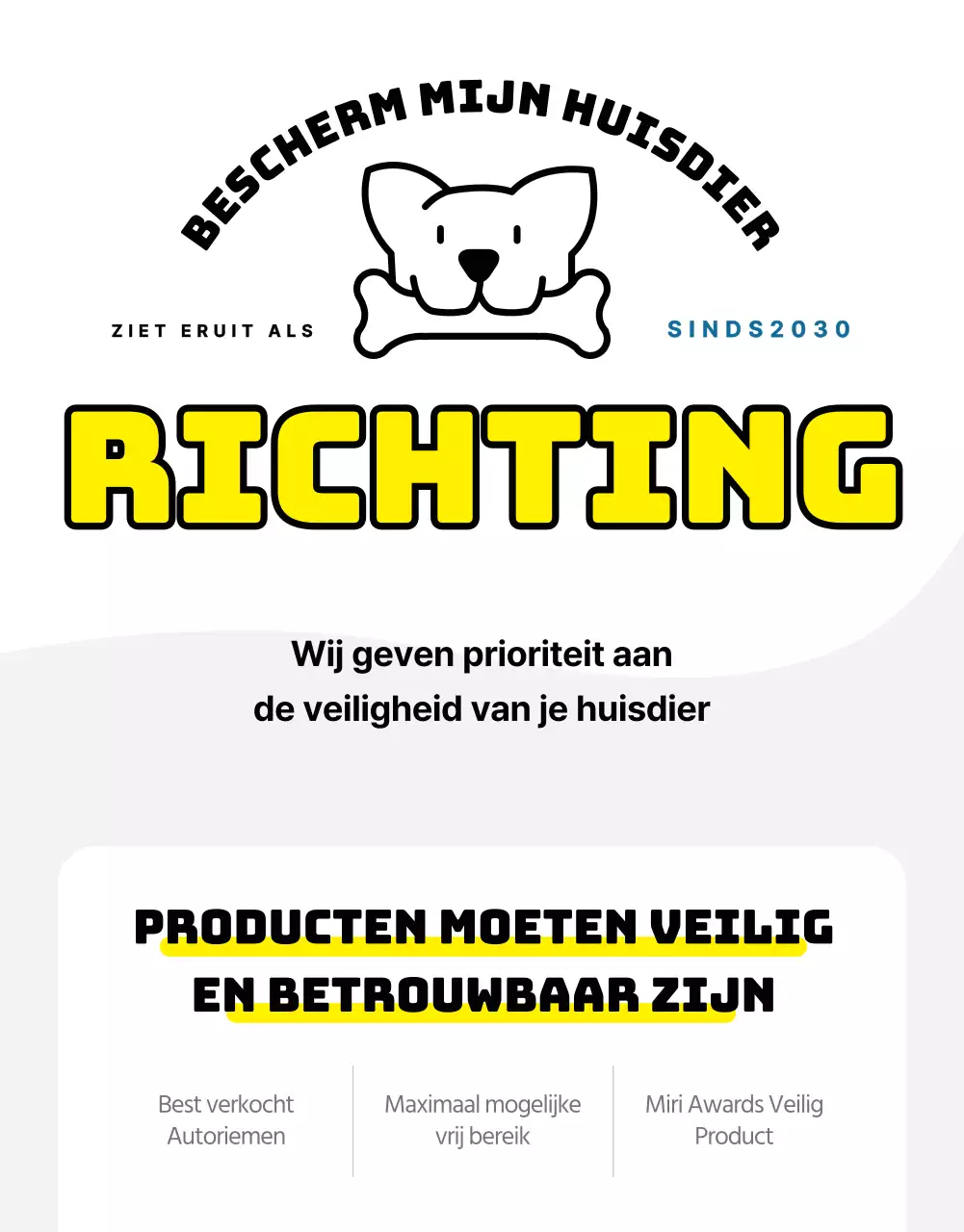 Pagina met huisdiergegevens