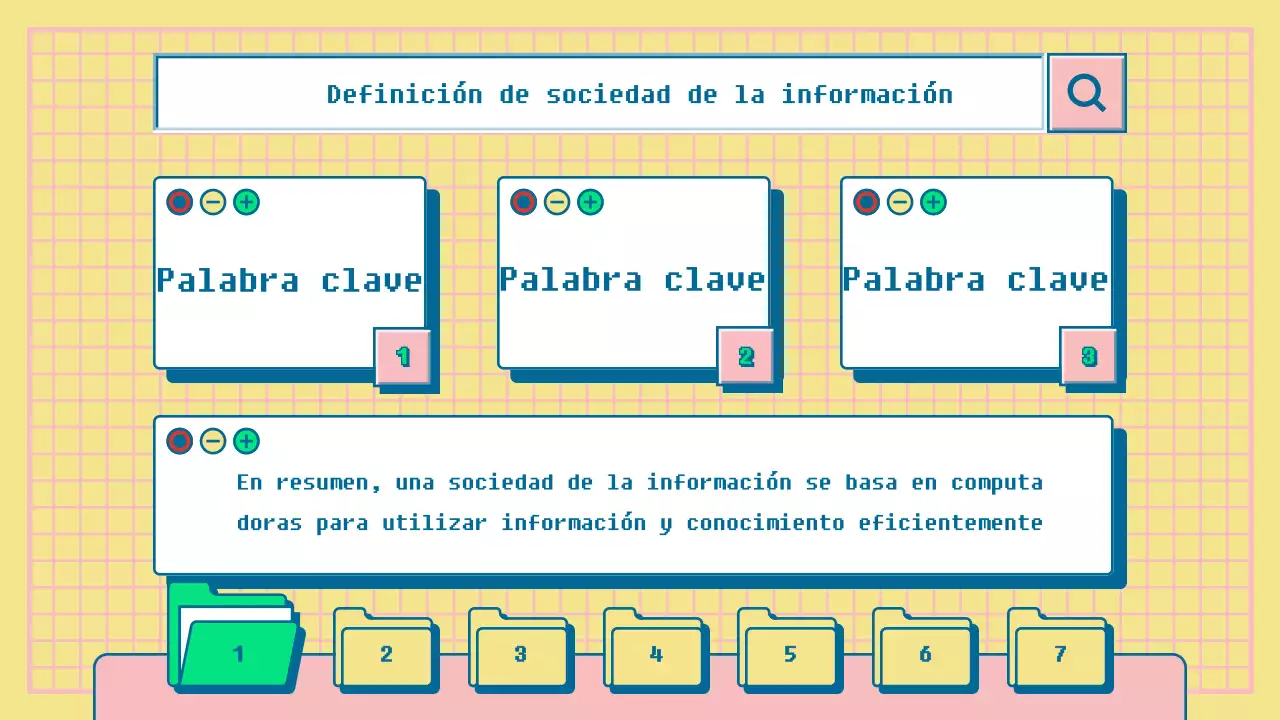 Presentación de la evaluación del rendimiento del concepto de navegador de Internet amarillo y rosa
