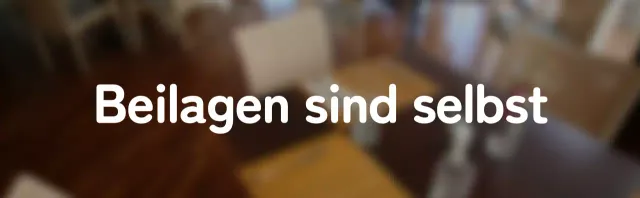 Beilage nach einfacher Art Selbsttext-Anleitung