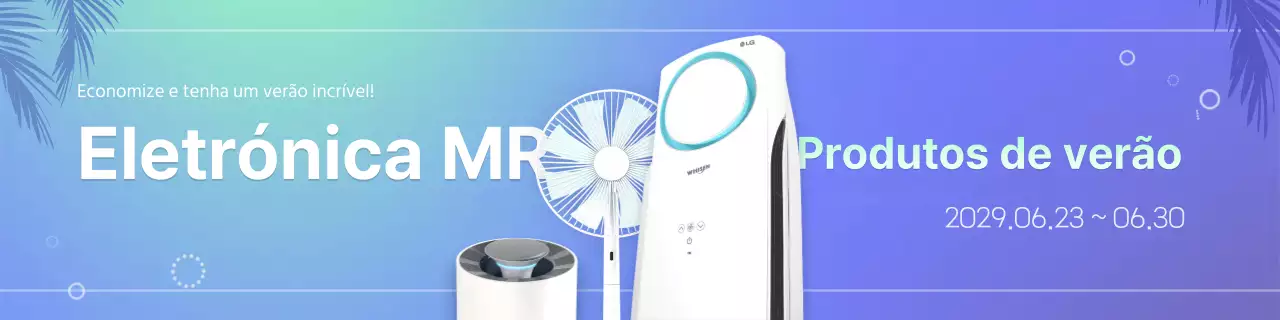 Eletrónica à venda em gradientes de menta e azul