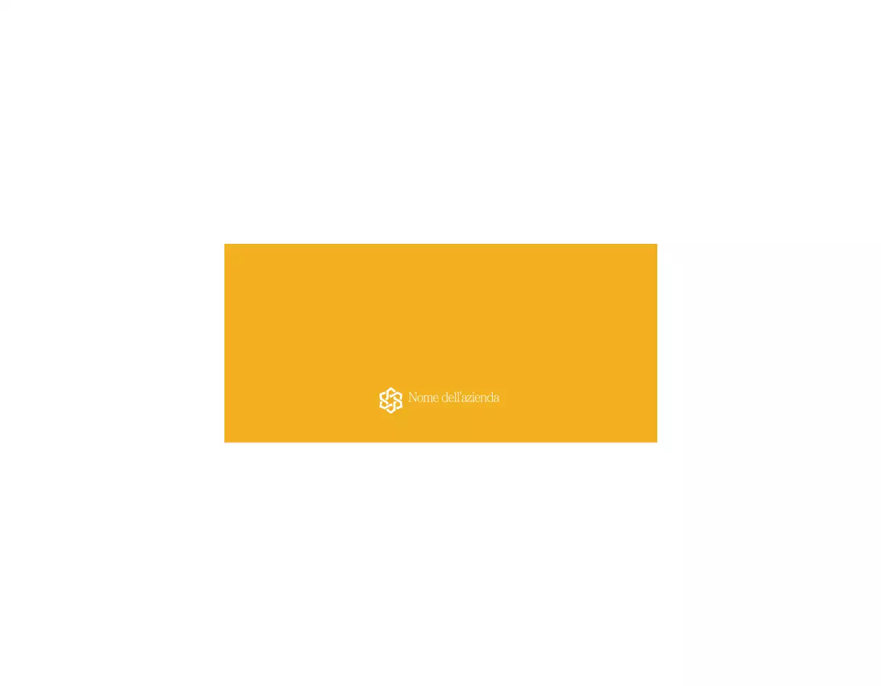 Un semplice testo e un'immagine gialla per promuovere il sistema di previdenza nazionale.