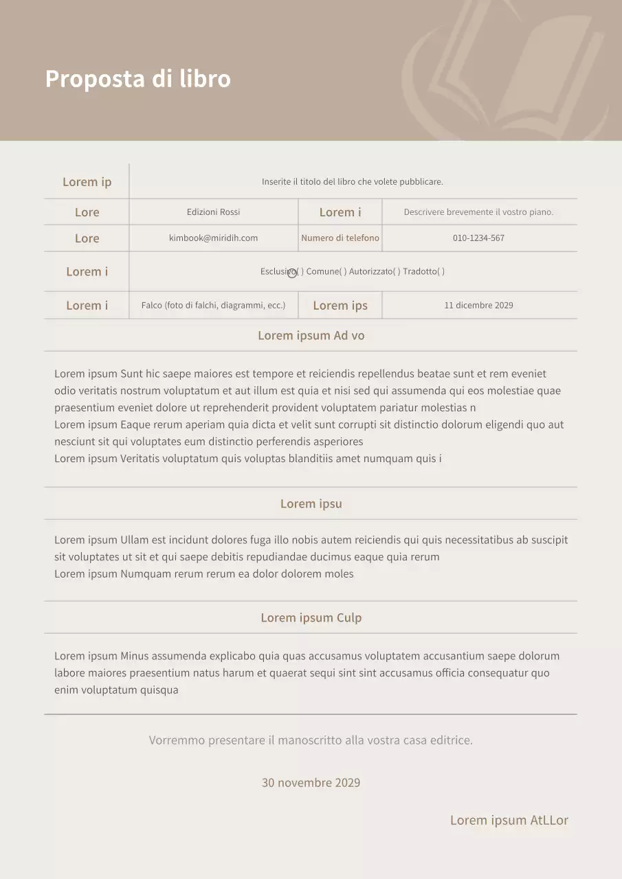 Prospetto del Brown and Beige Book