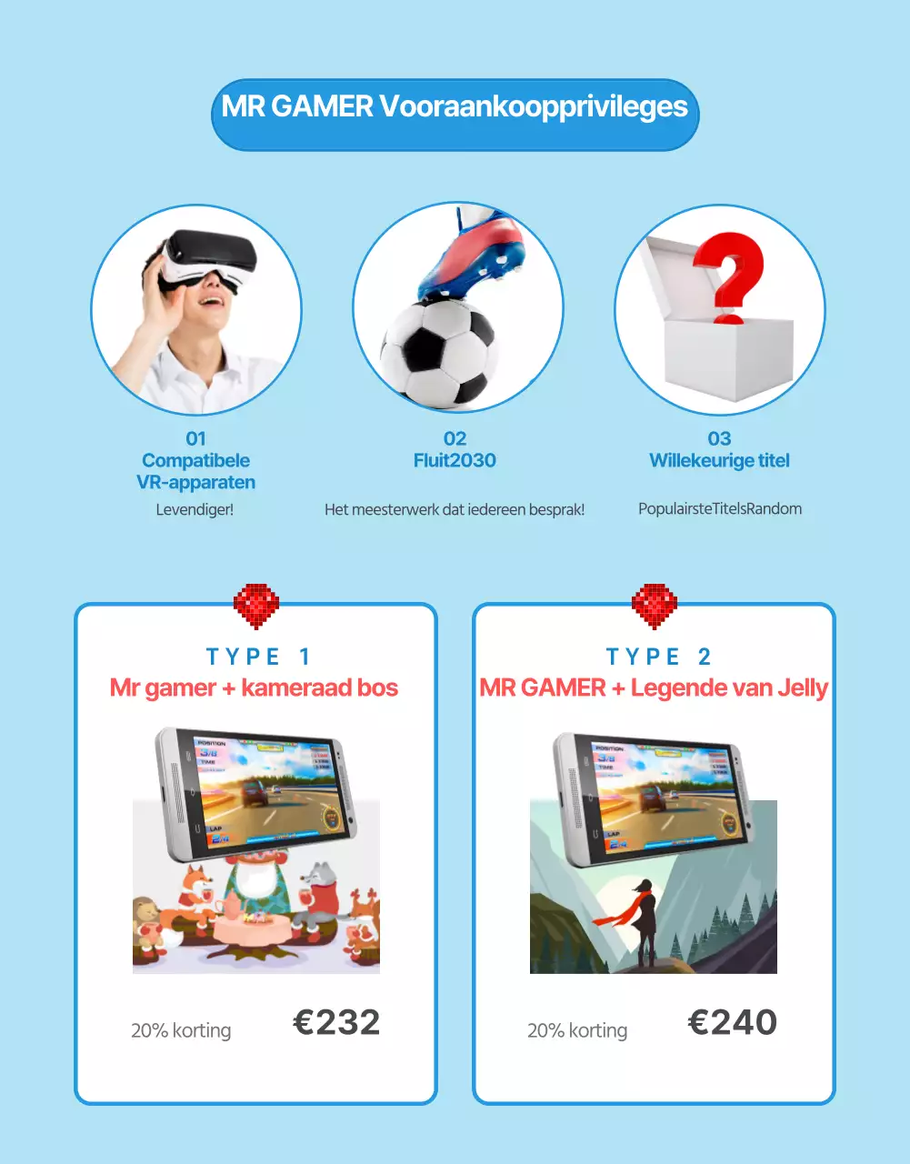 Detailpagina met spelapparaten