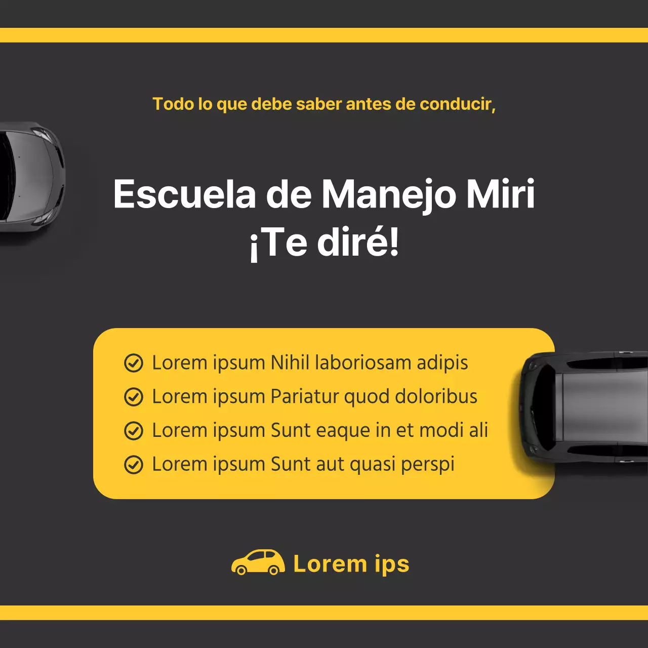 Repercusiones de las enmiendas a la ley de tráfico en negro y amarillo
