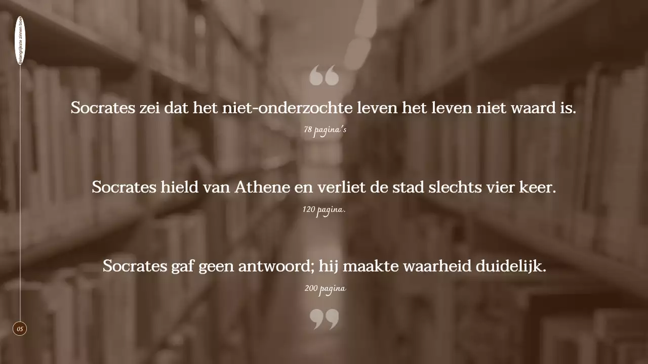 Bruine geesteswetenschappelijke boekenclub