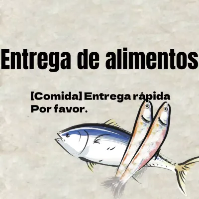 Entrega de alimentos