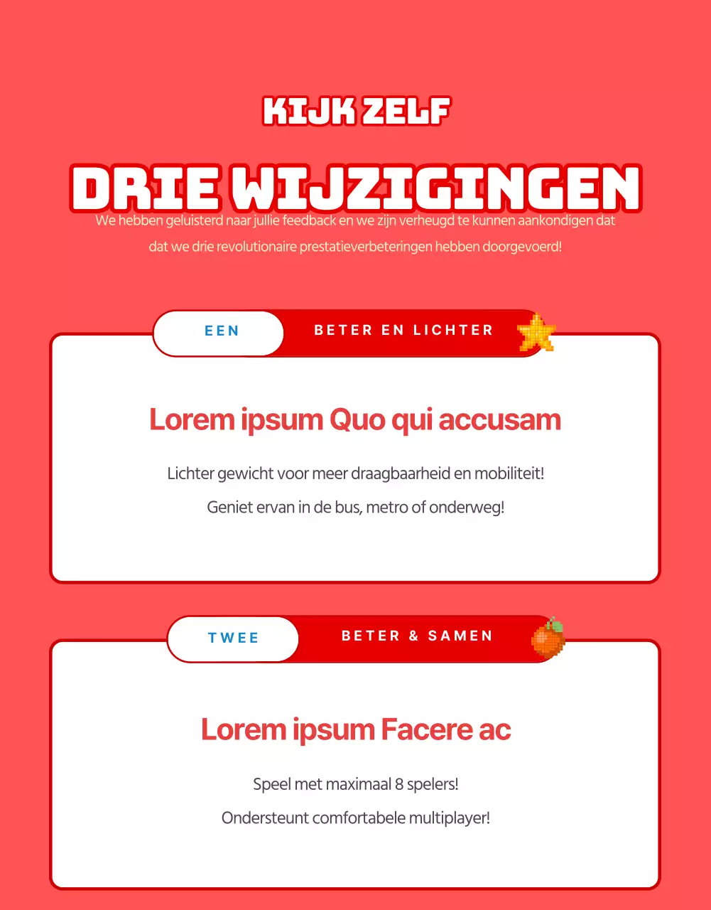 Detailpagina met spelapparaten