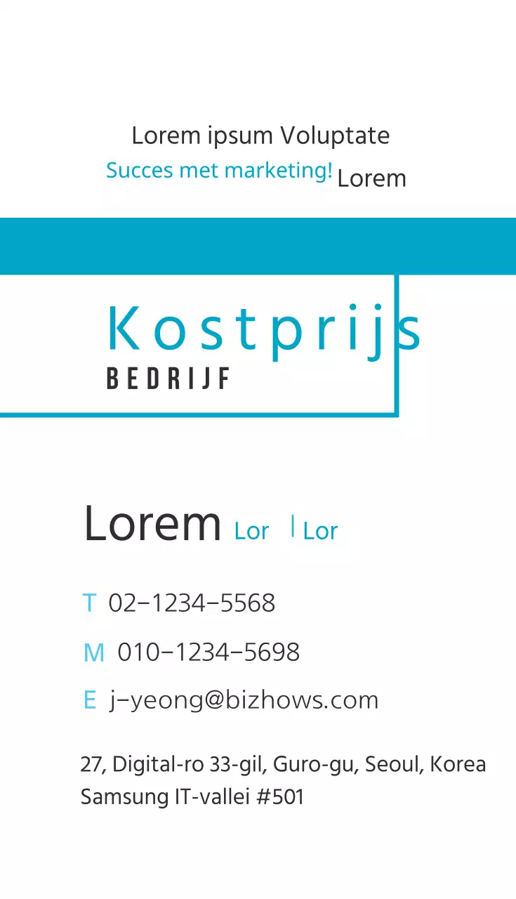 Kostprijs