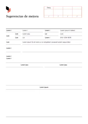 Una propuesta de mejora empresarial limpia y en blanco-beige