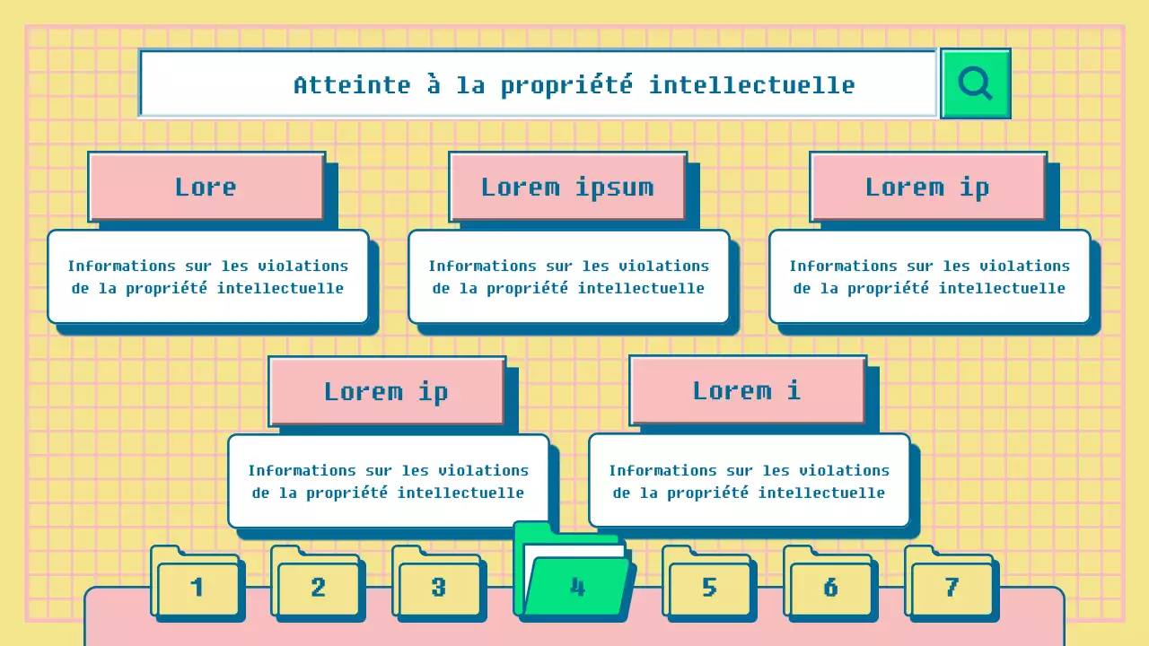 Présentation de l'évaluation des performances du concept de navigateur Internet jaune et rose