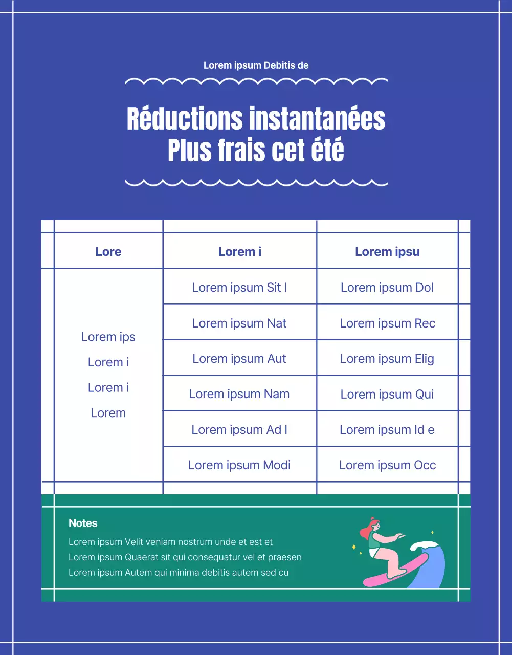 Une exposition estivale mettant en valeur les lignes simples du bleu.