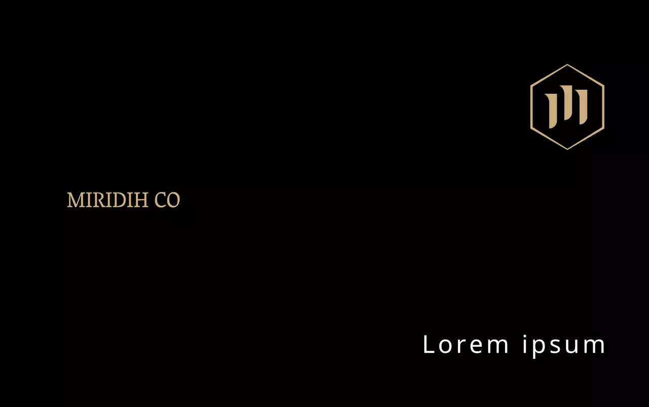 Werbung für eine Anwaltskanzlei mit einem luxuriösen Konzept mit einem Logo in Gold und Schwarz.