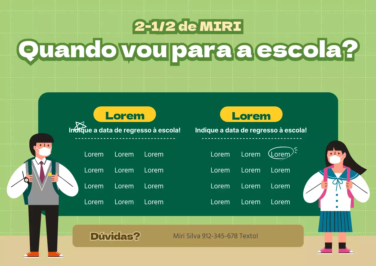 Horário escolar