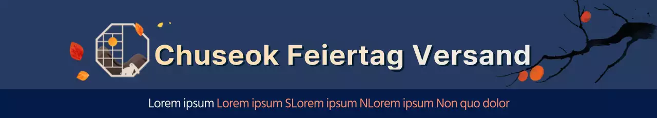 Lieferung zu Thanksgiving mit einem Hauch von Marine