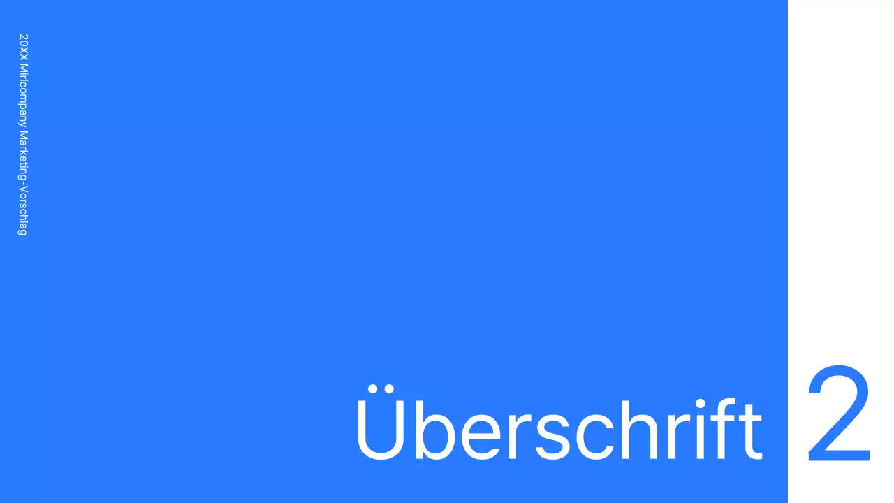 Business-Konzept-Kit mit blauen, minimalistischen und einfachen Linien