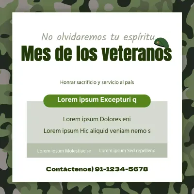 Mes de los veteranos