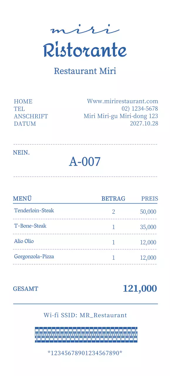 Ein Restaurantlogo mit einem emotionalen und einfachen Stil