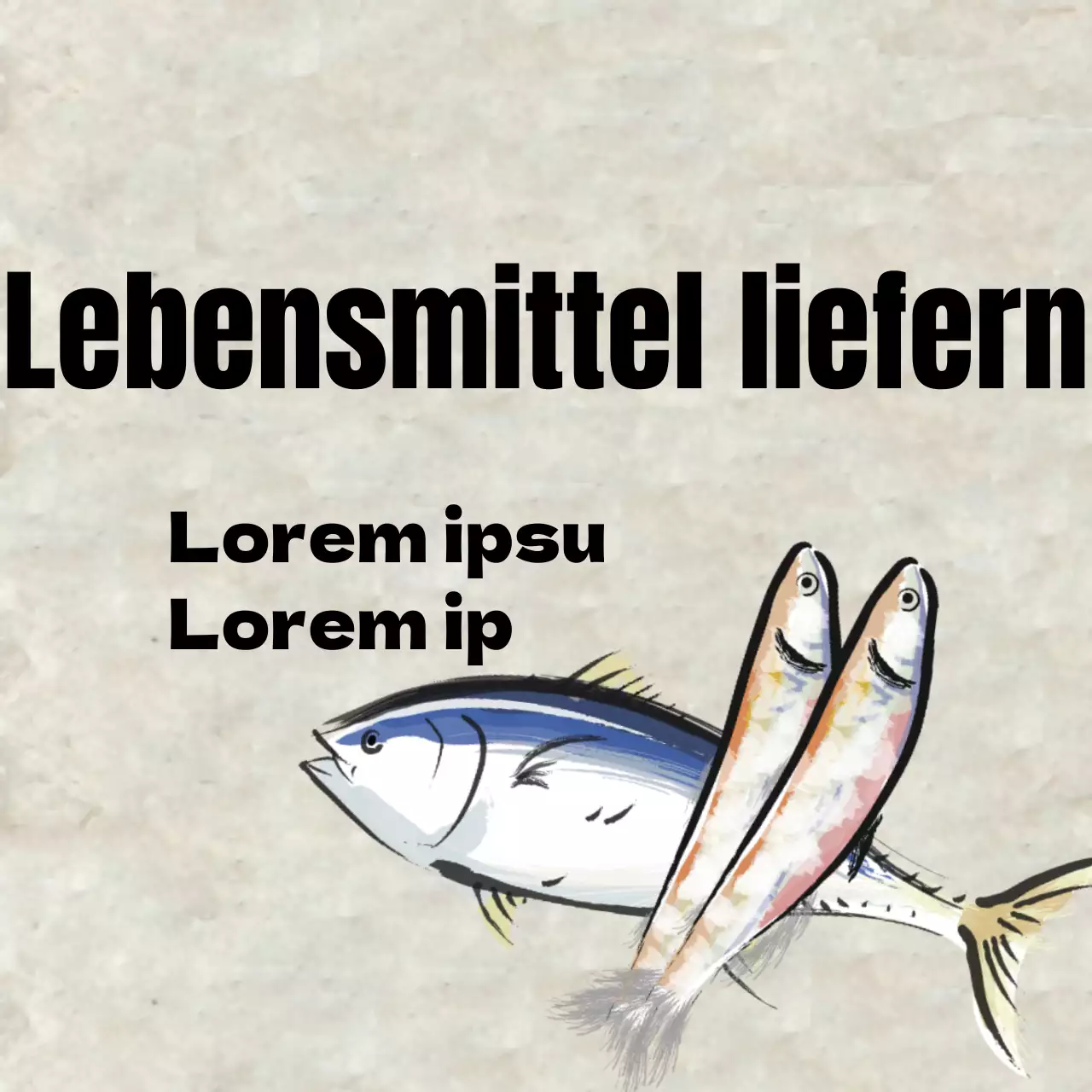 Lieferung von Lebensmitteln