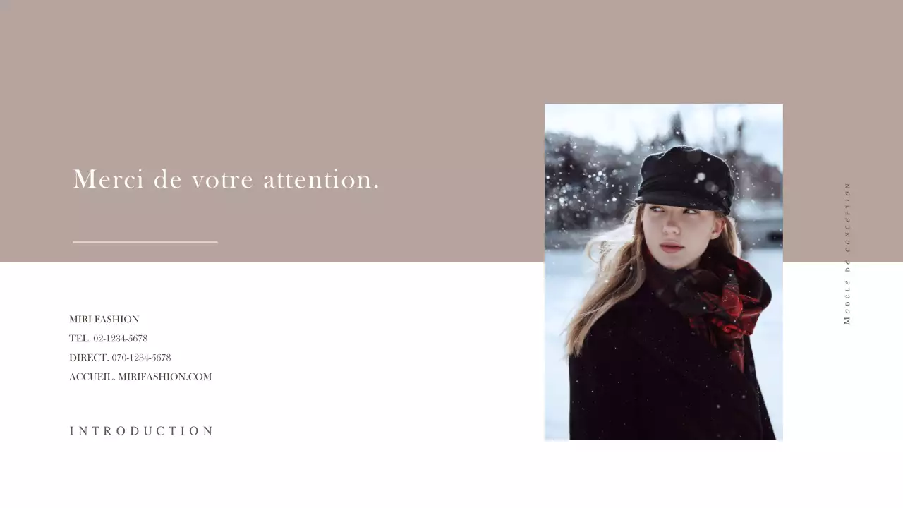 Plan d'affaires simple pour l'habillement avec des tons doux