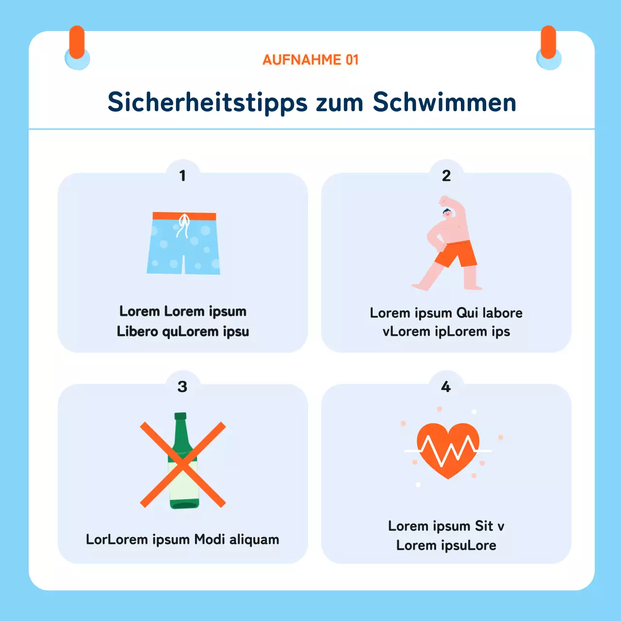 blau niedlich Schwimmen Illustration Schwimmen Klasse Schwimmen Lektionen Schwimmen Grundlagen Schwimmen cardnews