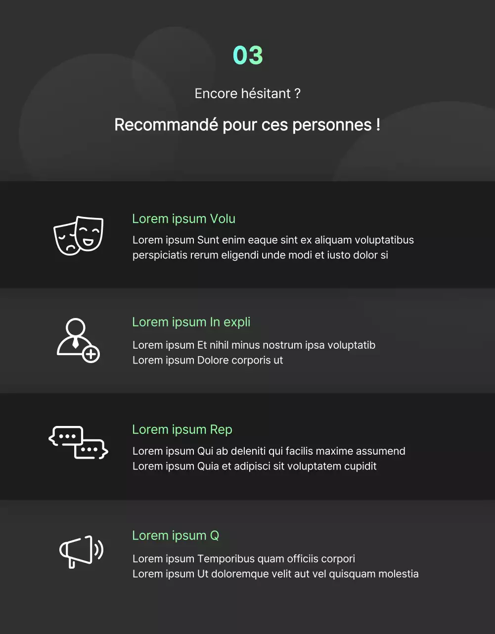 Concept de cours en ligne en gris et dégradés