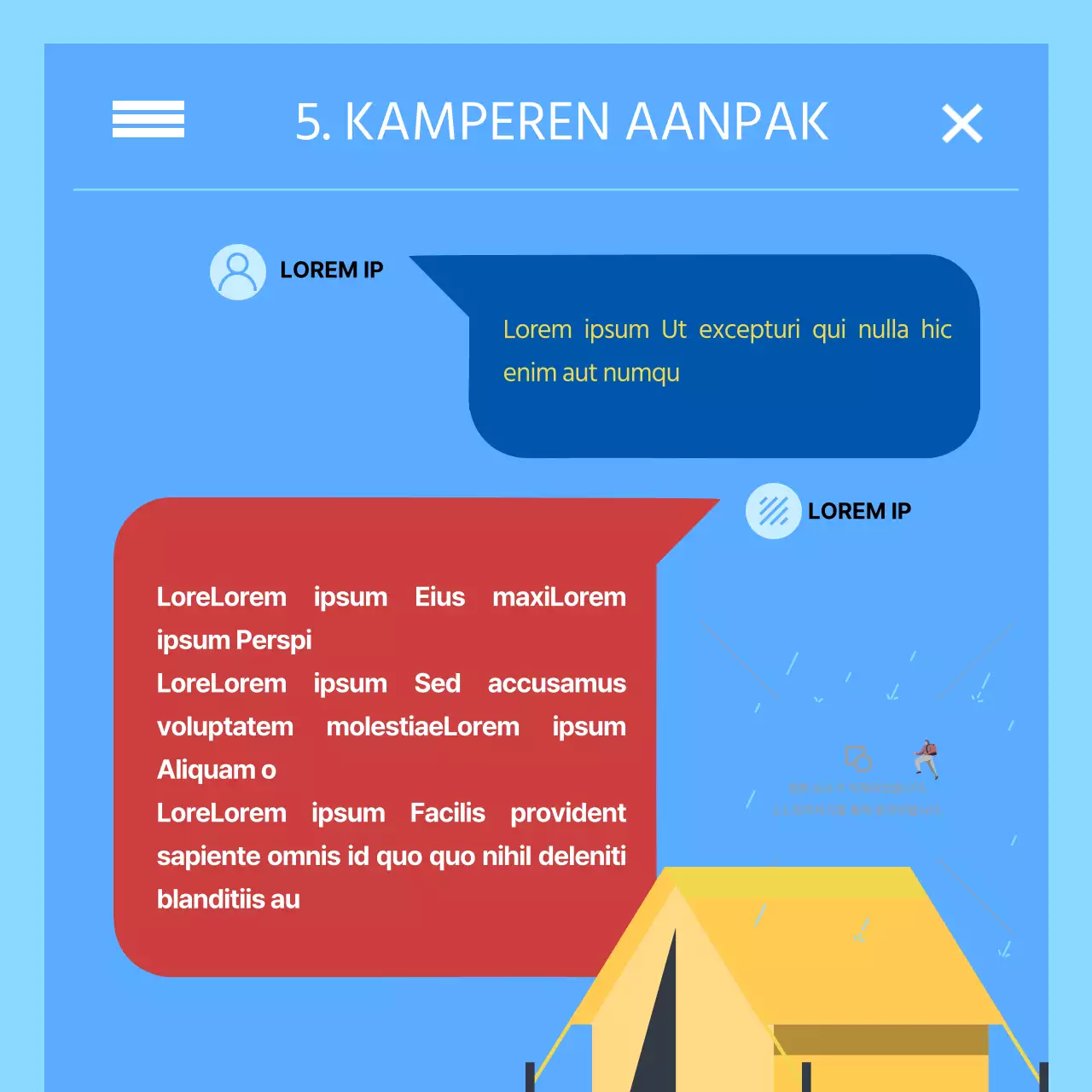 Trendy rood en blauw rampenalarm tekstconcept Zware regen waarschuwing informatie