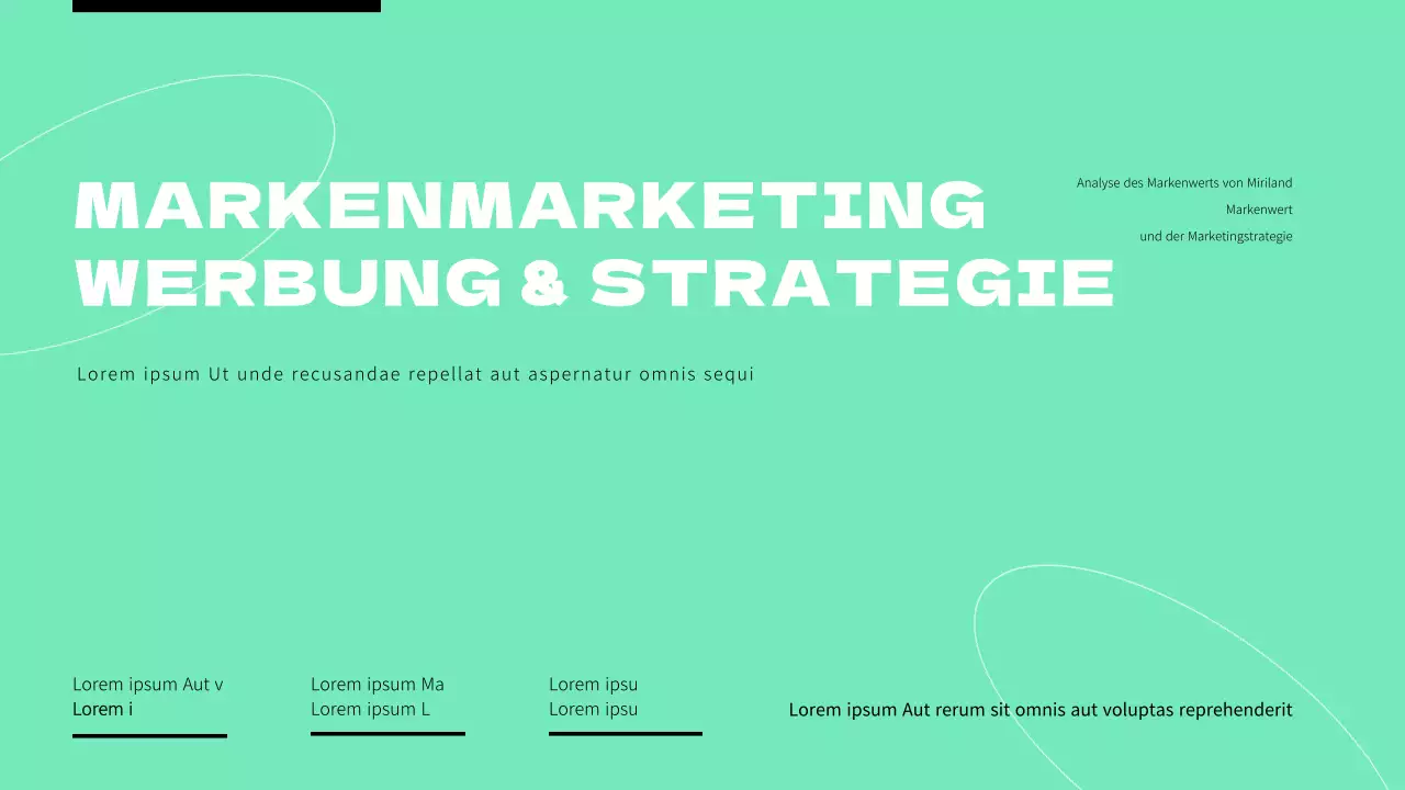 Ankündigung von Marketingaufgaben für die grüne Farbe