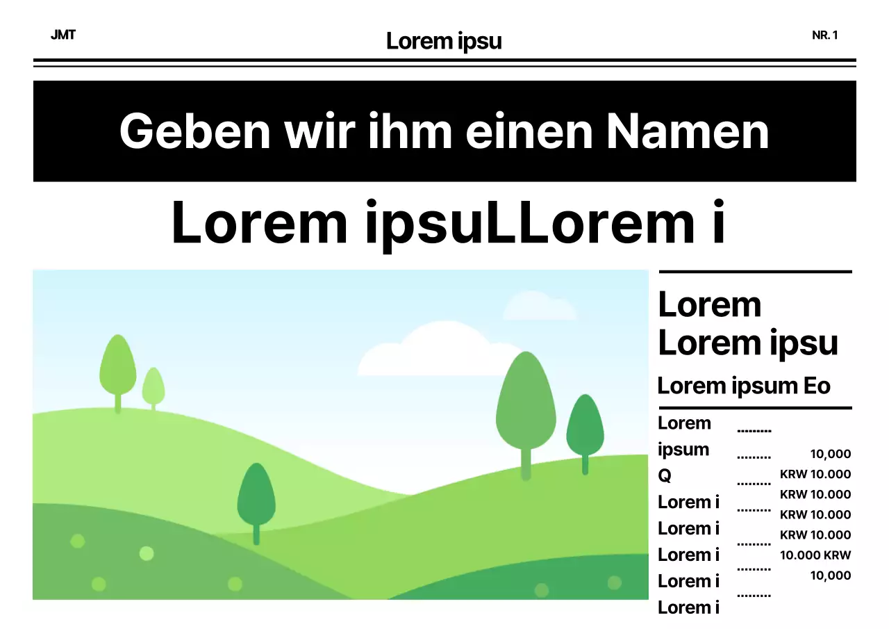 Zeitung Mockup_GaragePoster