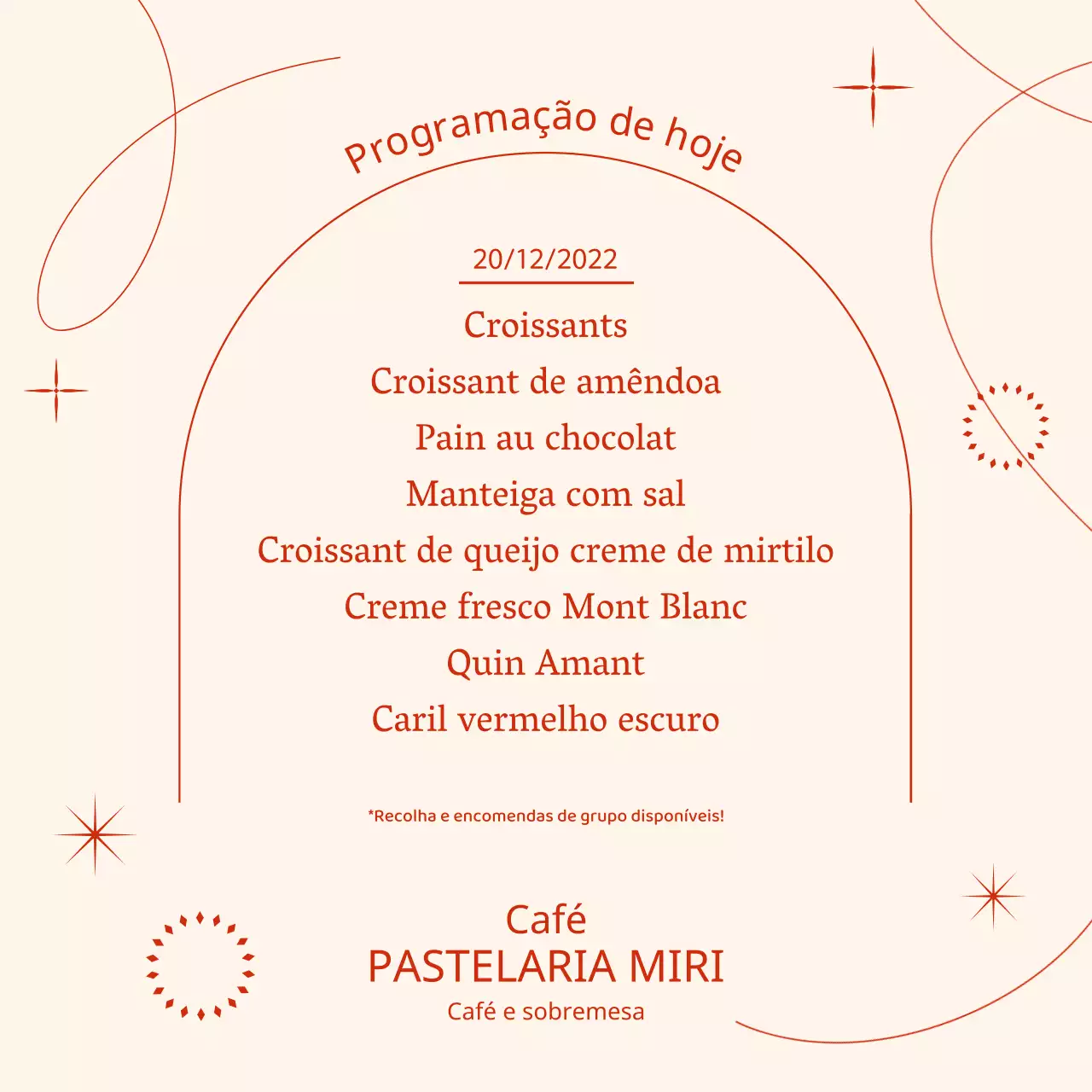 Linha Bege Padaria InstagramFeed