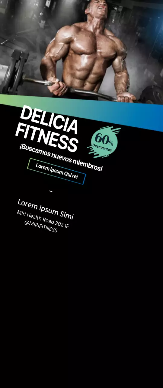 Estilo limpio en verde lima y azul para captar y promocionar nuevos miembros en la Diet Petite Shop.