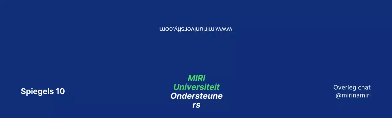 Eenvoudig marineblauw promotiemateriaal voor universiteitssupporters